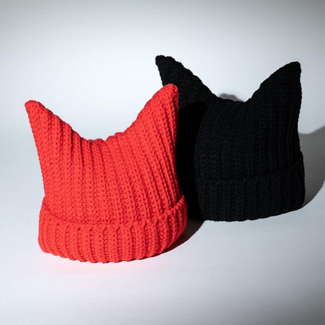 CA4LA チェンソーマン レゼ編 コラボ パワー ニット帽 帽子 赤 レッド