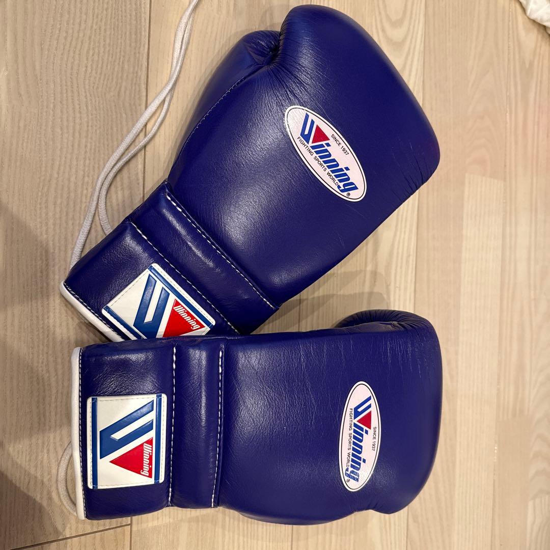 井上尚弥　使用色　ウイニング　ボクシング　グローブ　14オンス　パープル