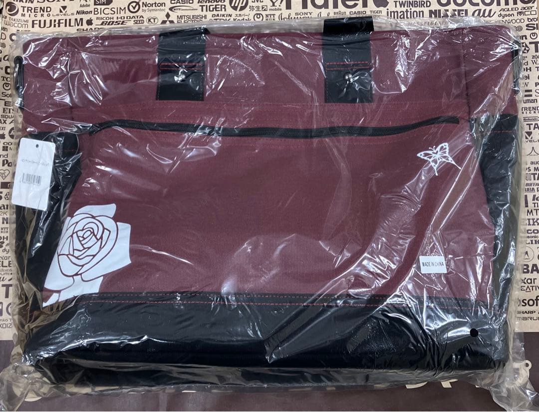 \" ハピメア \" イメージトート　ローズレッド　トートバック　カバン　鞄