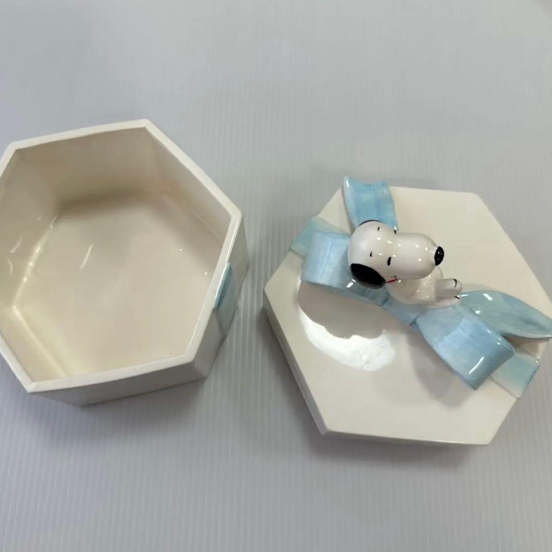 スヌーピー リボン　キャニスター　ビンテージ　snoopy peanuts