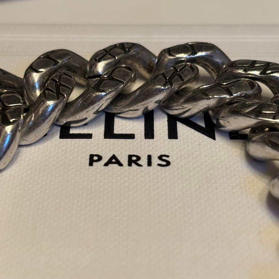 CELINE アニマル チェーン ブレスレット エディ期SSM4218