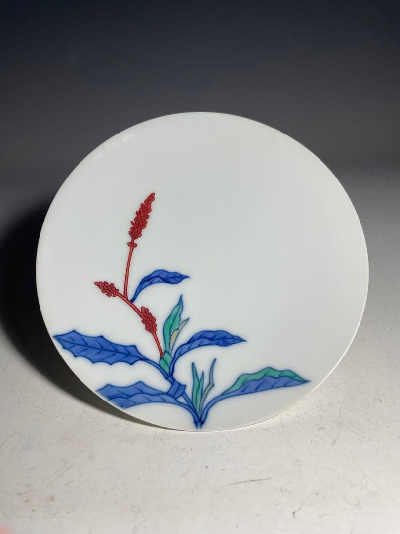 人間国宝　13代今泉今右衛門　紅茶碗六客　本人作