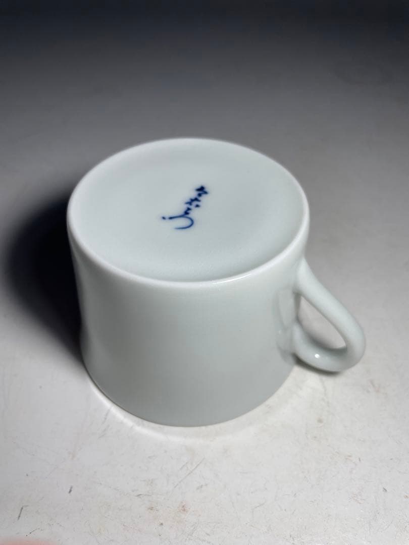 人間国宝　13代今泉今右衛門　紅茶碗六客　本人作