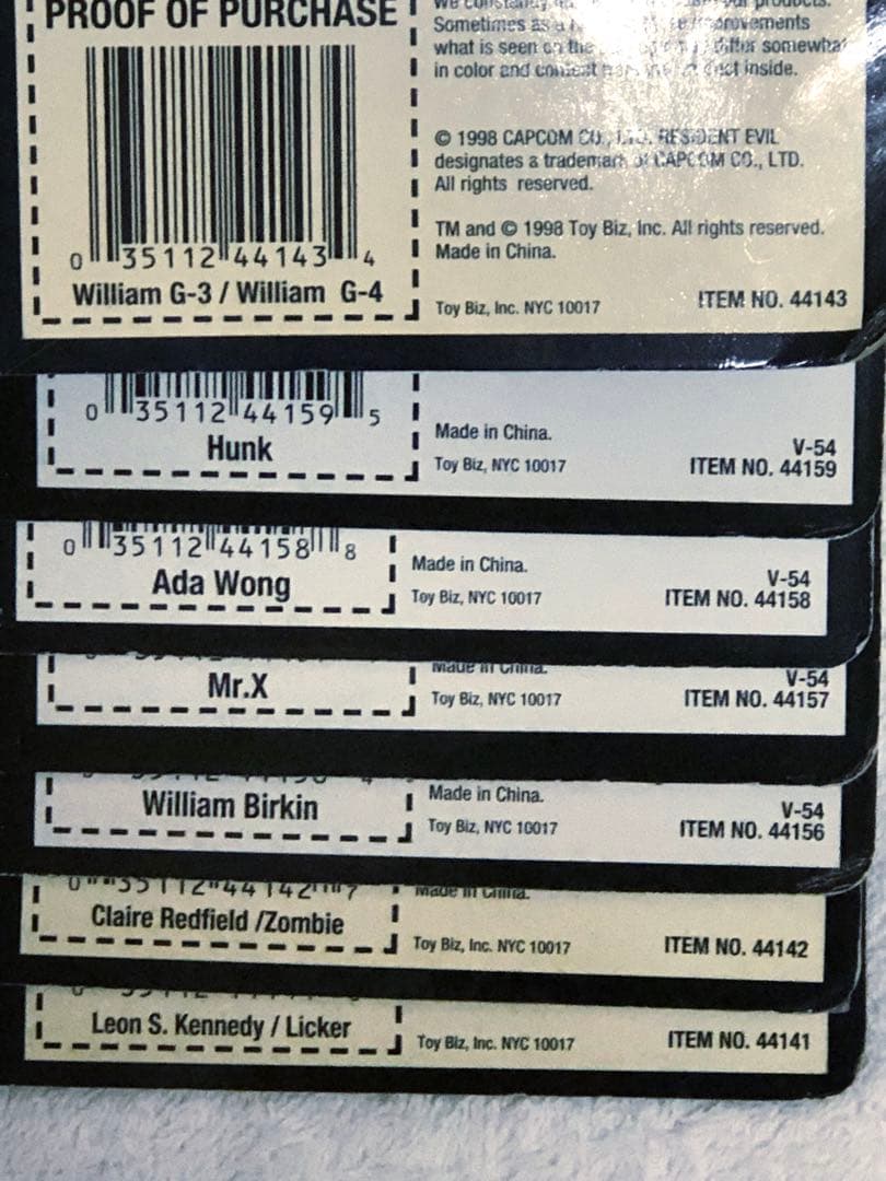 バイオハザード　フィギュア　トイビズ　TOYBIZ Resident Evil