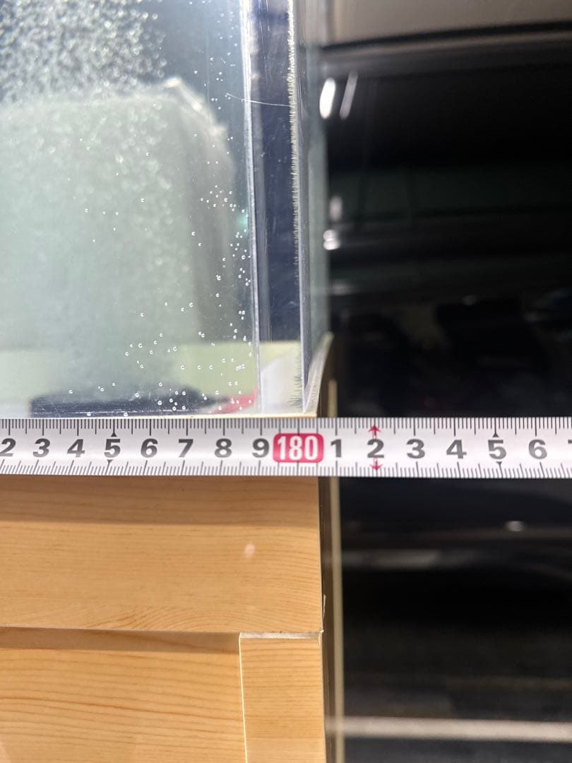 [引き取り限定] 大型水槽 木製キャビネット セット