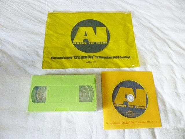 ■激レア！AI（アイ）Cry, just Cry プロモCD＋VHSビデオセット