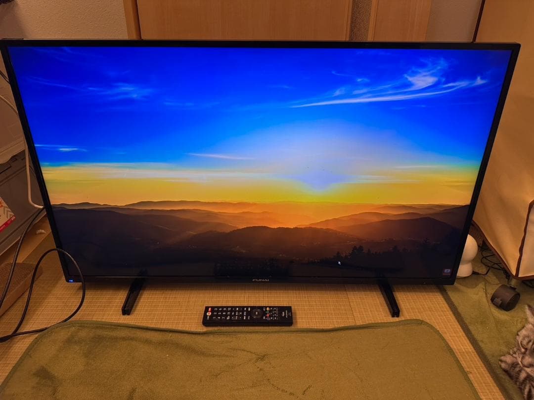 funai フナイ　43型 テレビ FL-43U3130　20年製　4K対応！