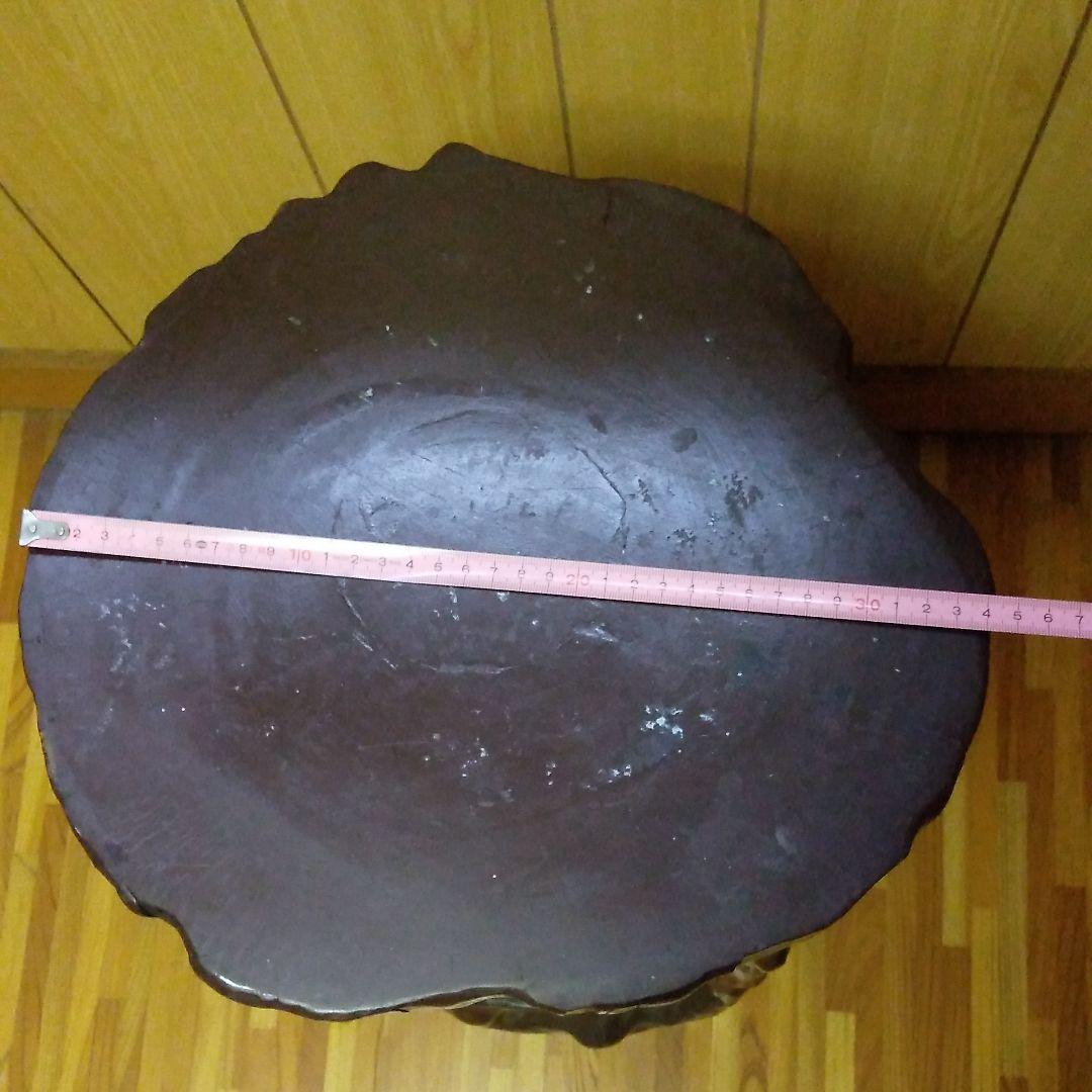 アンティーク テーブル 置き台 置物 木彫り