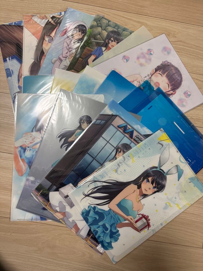 青春ブタ野郎はバニーガール先輩の夢を見ない　クリアファイル　まとめ売り　希少