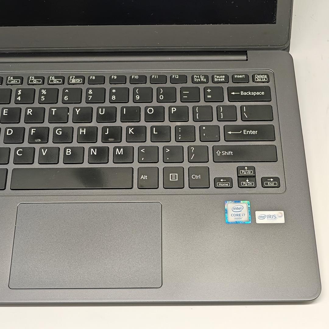 【VAIO】高性能i7 SSD256GB 8GB 高級アルマイト加工 ノートPC