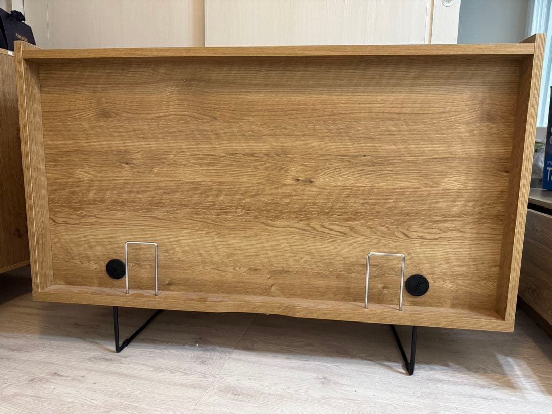 【LOWYA ロウヤ】 リビングボード サイドボード 日本製 シャビーナチュラル