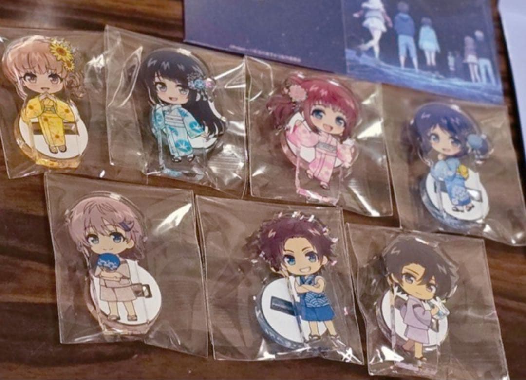 凪のあすから　宿泊特典　浴衣　アクリルスタンド　コンプリートセット　熊野市