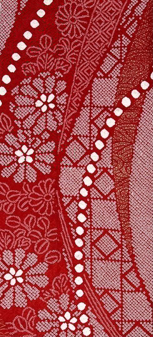 総絞り　振り袖　フルセット　別誂長襦袢付　金彩加工　そごう　成人式　633