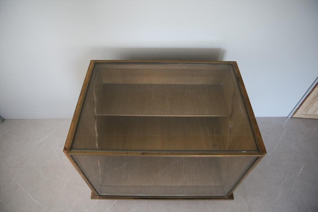 英国アンティークショップディスプレイキャビネット/カウンターテーブル(71-67