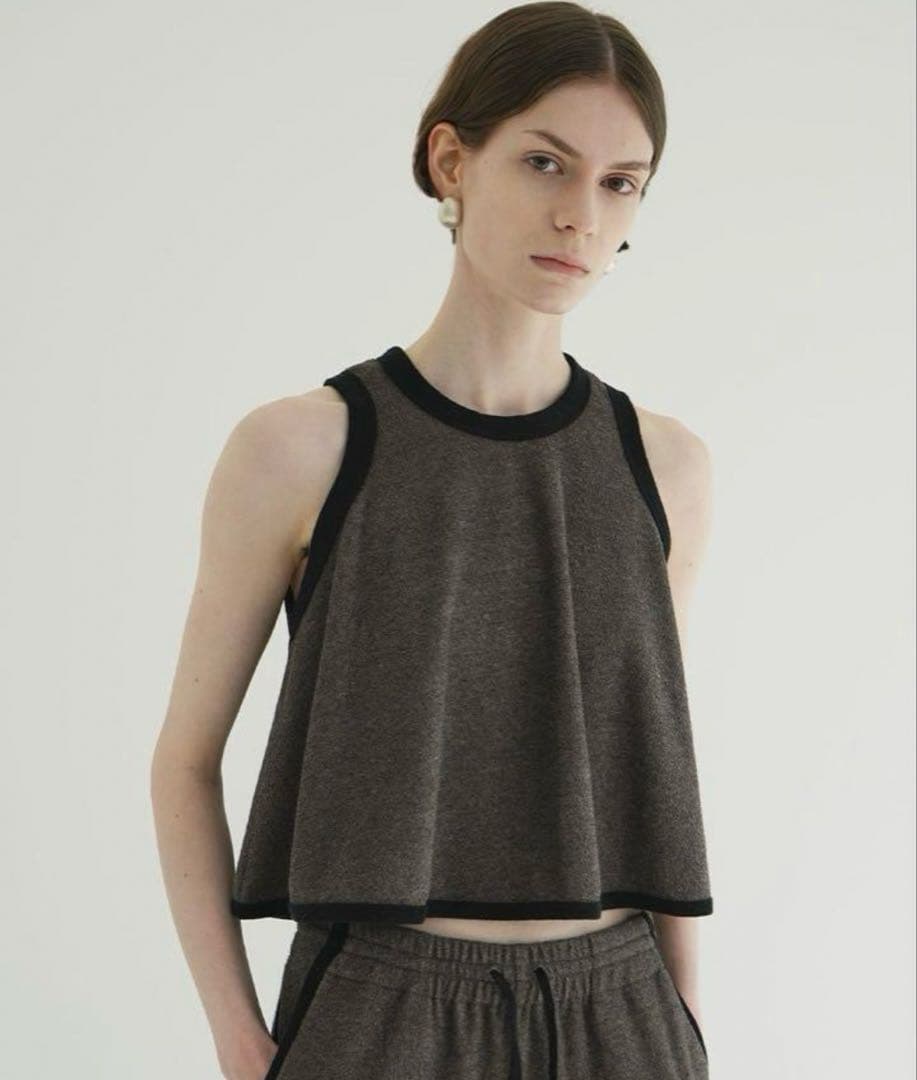 トップス PILE FLARE TANK TOPS