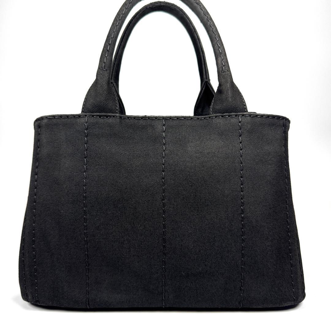 PRADA カナパ S 2way ショルダー付 黒 ハンドバッグ