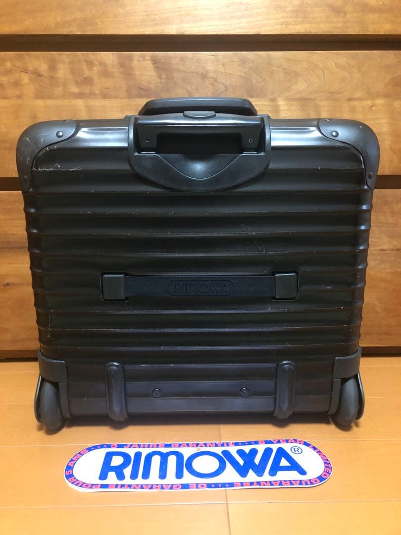☆美品☆激レア☆RIMOWA リモワ　ステルス　ビジネストロリー2輪　28L