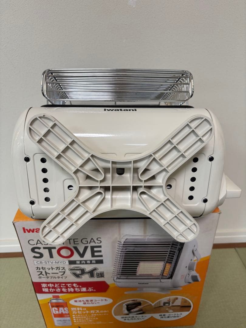 【美品】Iwatani マイ暖 カセットガスストーブ CB-STV-MYD