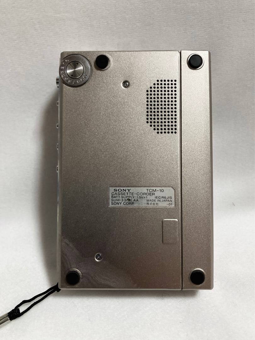 【作動せず】ジャンク品 SONY TCM-10
