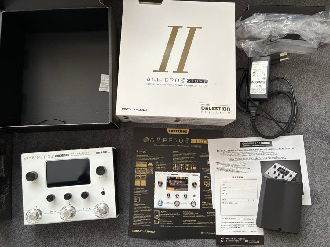 ギター HOTONE AMPERO II STOMP