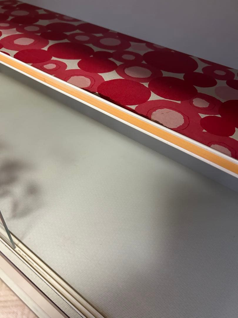 昭和レトロ ガラス扉収納棚 水屋　食器棚　引き取り可能