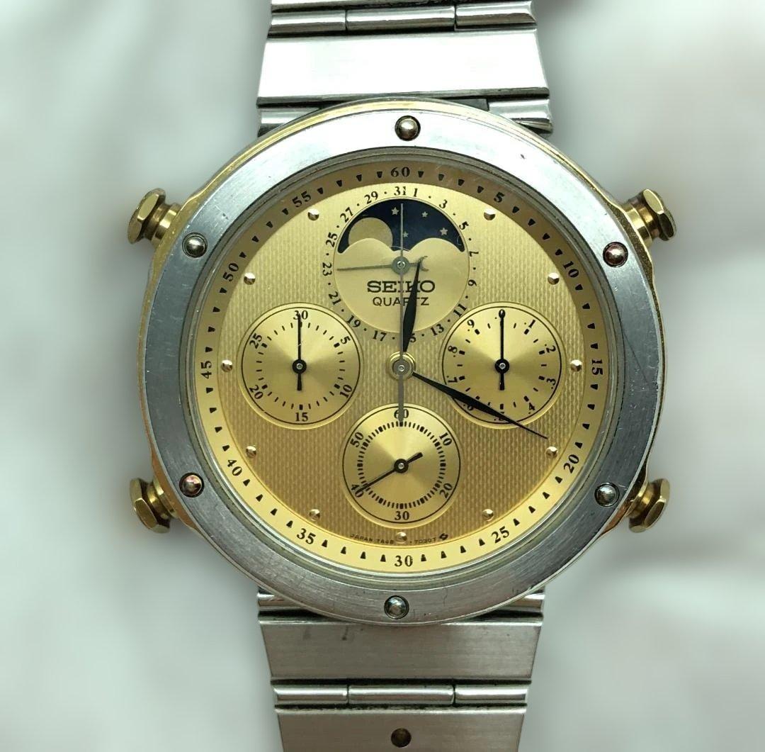 SEIKO　セイコー　7A48-7010　クオーツ　クロノグラフ　稼働品