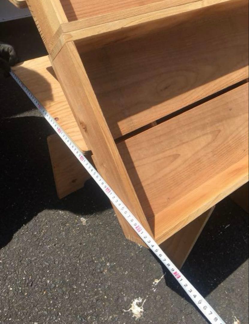 マルシェ台‼️組立式ディスプレイ 店舗什器 陳列棚 イベント什器 一台