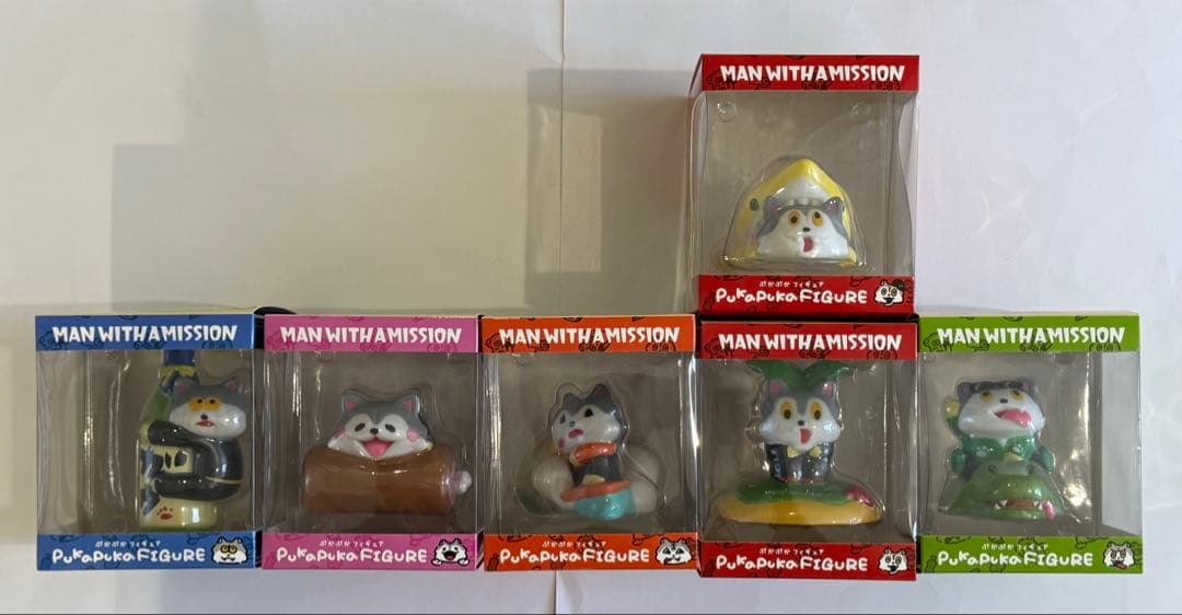 MAN WITH A MISSION ぷかぷかフィギュア 6個セット