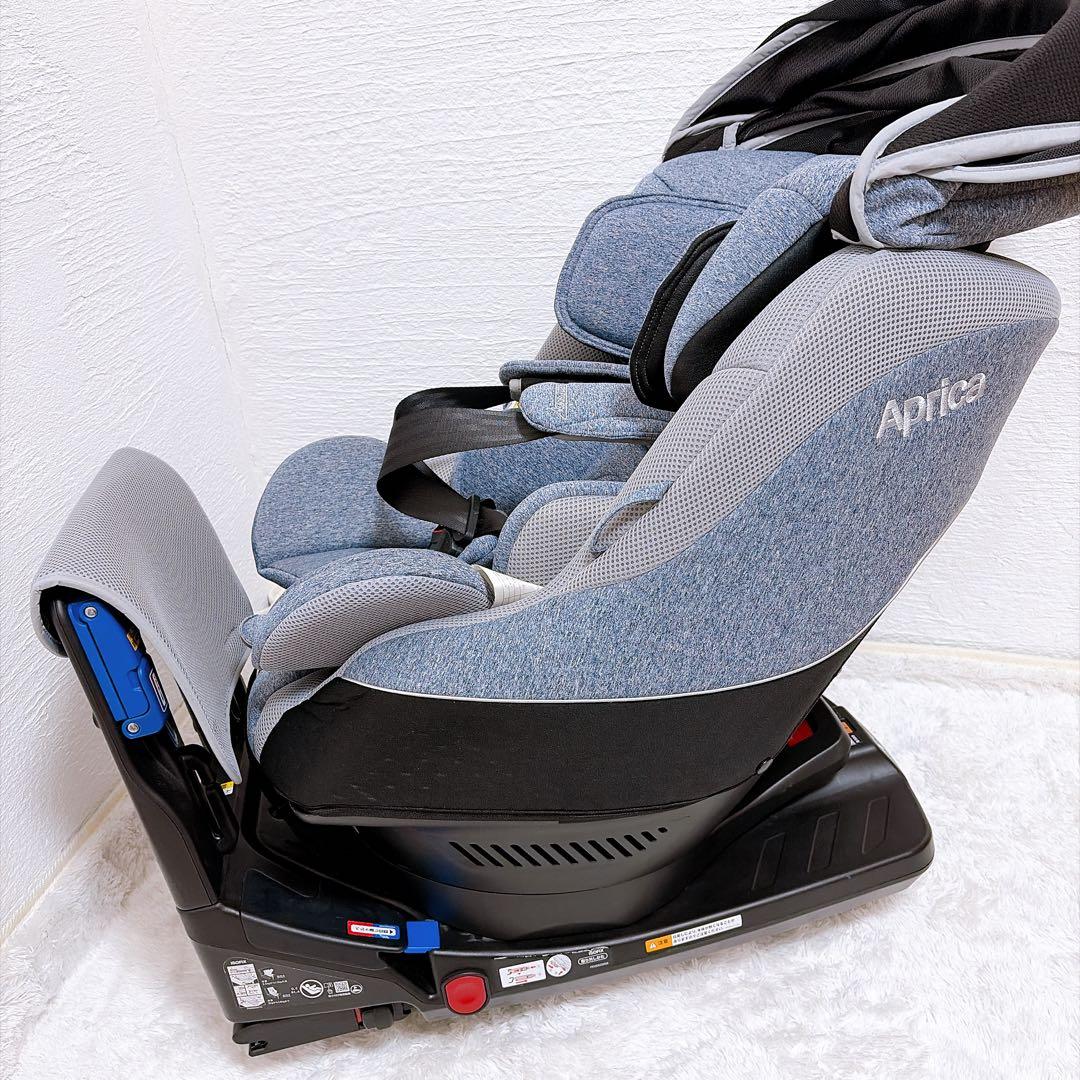 Aprica クルリラ AC ネイビー ISODIX シートベルト アップリカ