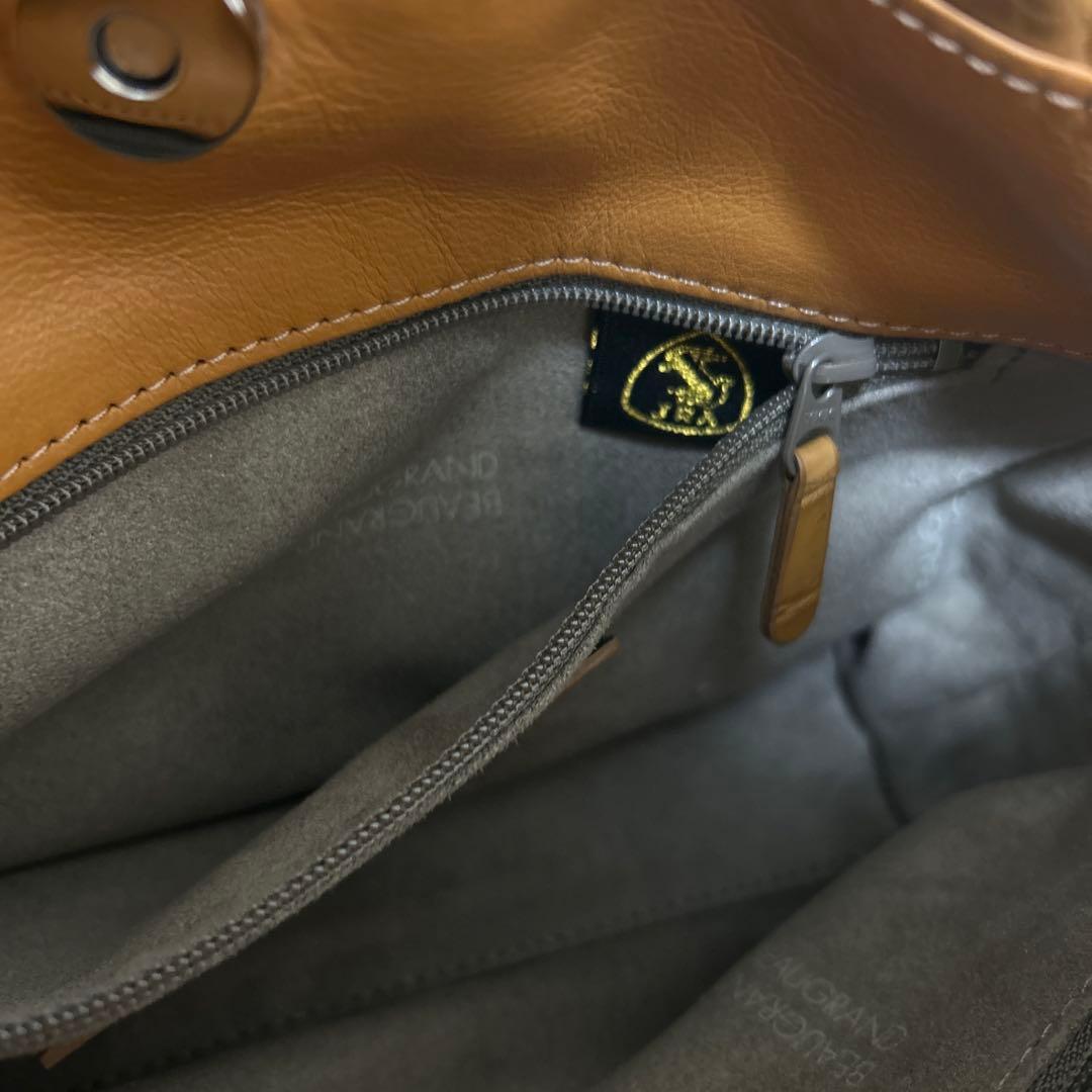 【美品】ボーグラン　JRA認定　クロコダイルレザー　2way ショルダーバッグ