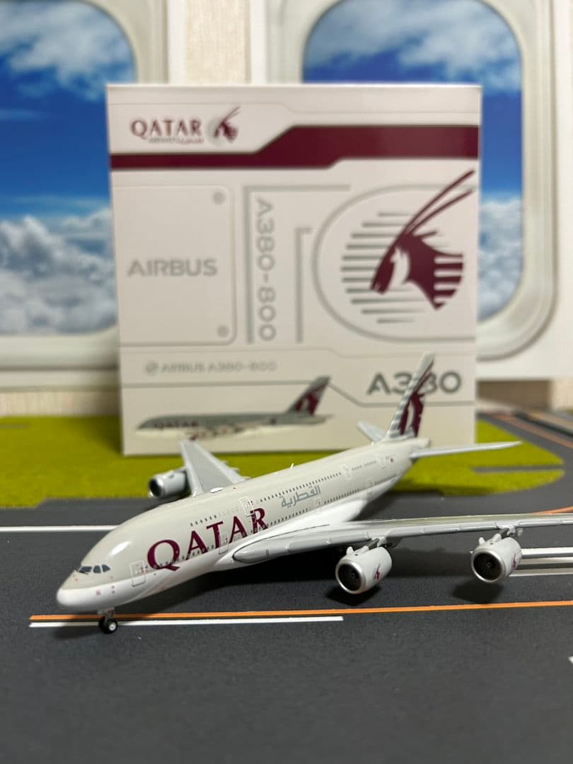 ☆Qatar Airways A380-800　ノーマル塗装