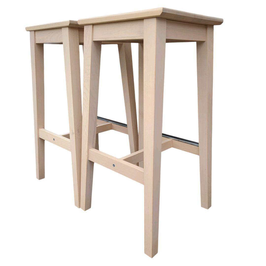 【美品】2脚 IKEA NILSOLLE カウンターチェア バーチ 74 cm