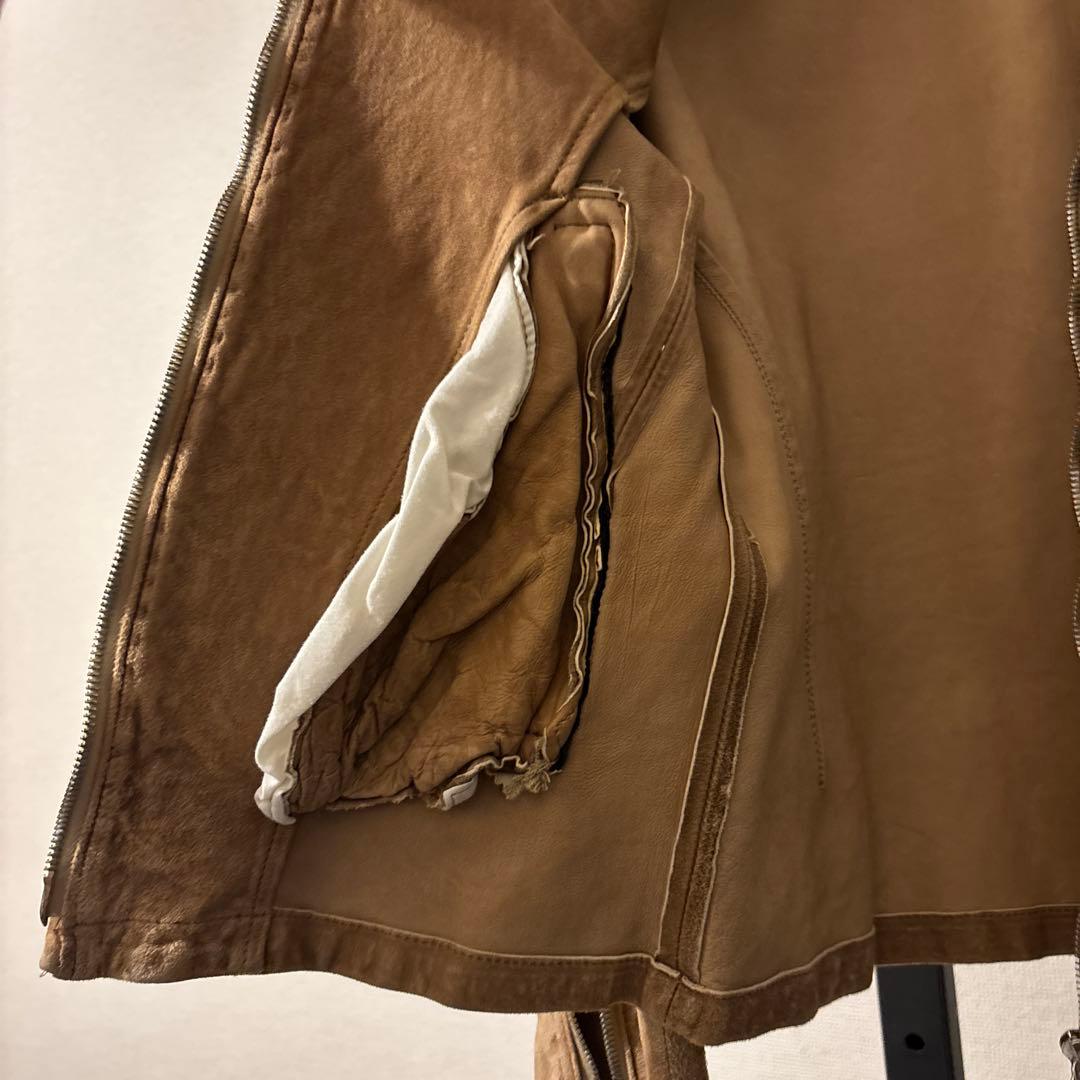 ISAMUKATAYAMA BACKLASH 白鞣しスエードライダース　サイズ1