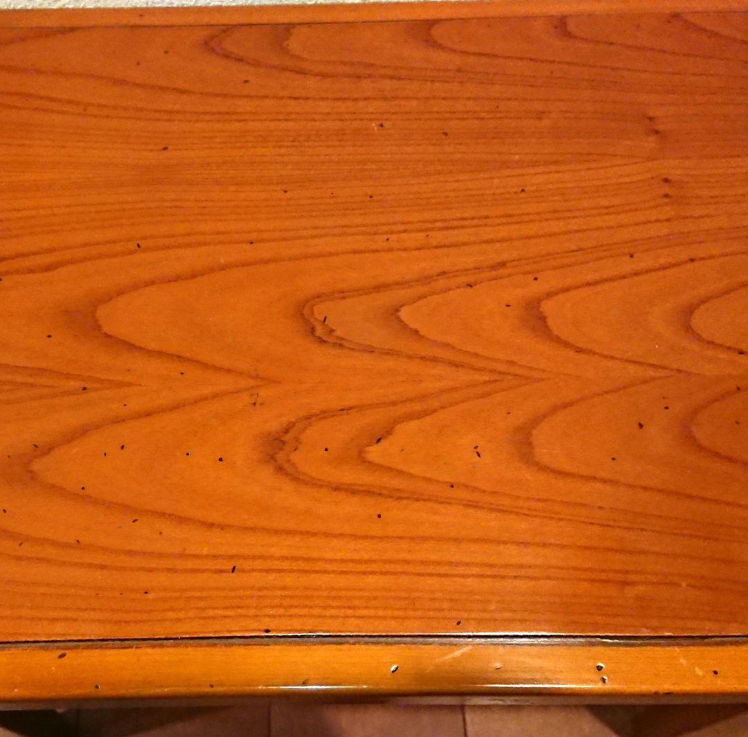 稀少 SELVA イタリア製 チェリー材 サイドテーブル アンティーク家具