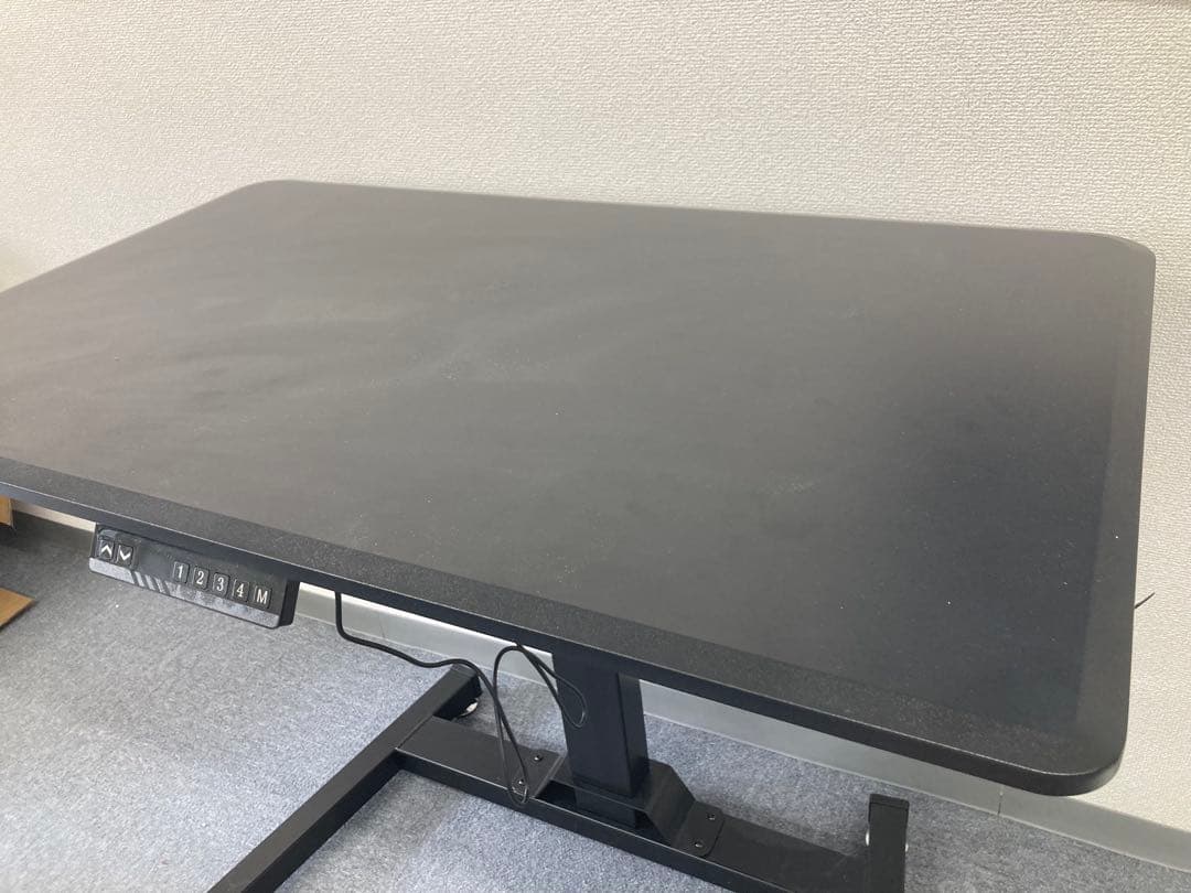 電動昇降デスク ブラック