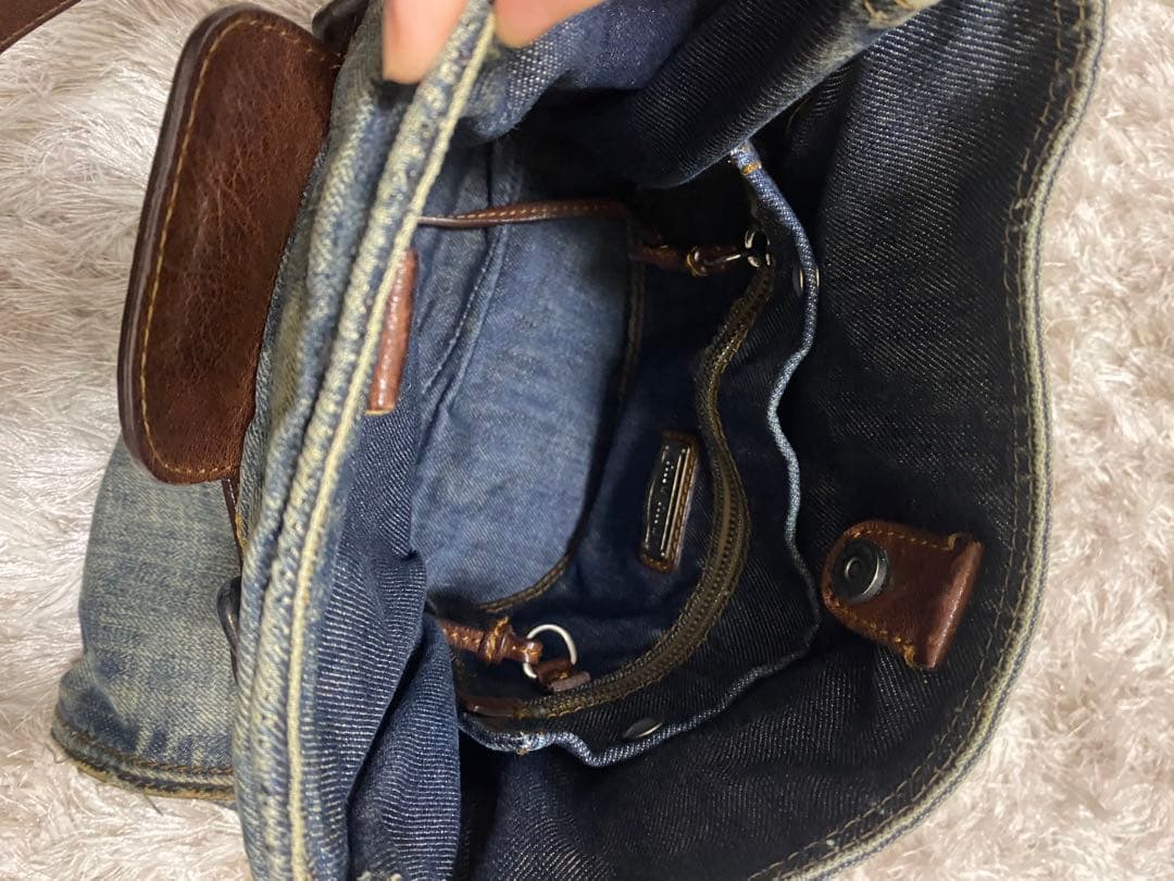 miu miu デニム　ショルダーバッグ