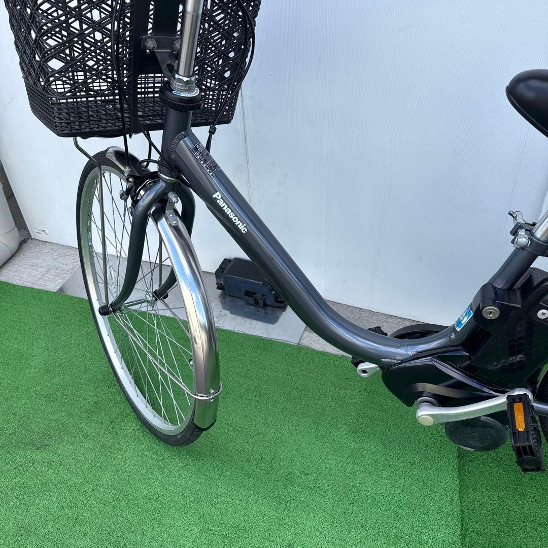 Panasonicパナソニック電動アシスト自転車26インチ 16Ah グレー美品