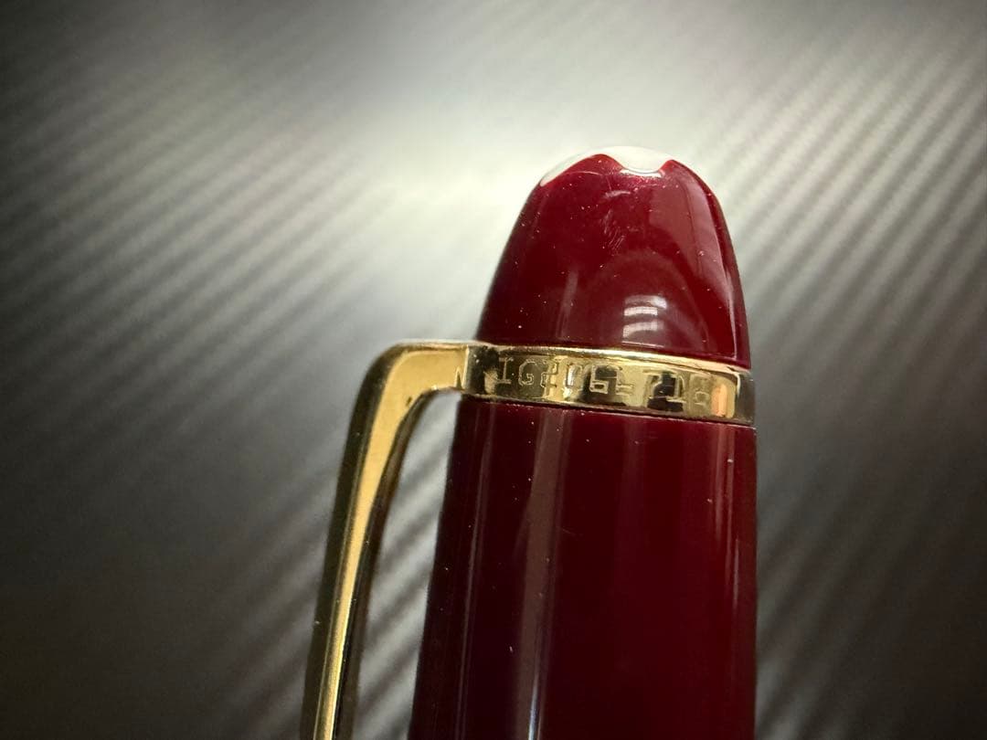 美品 モンブラン マイスターシュテュック 144 ボルドー 中白 F 万年筆