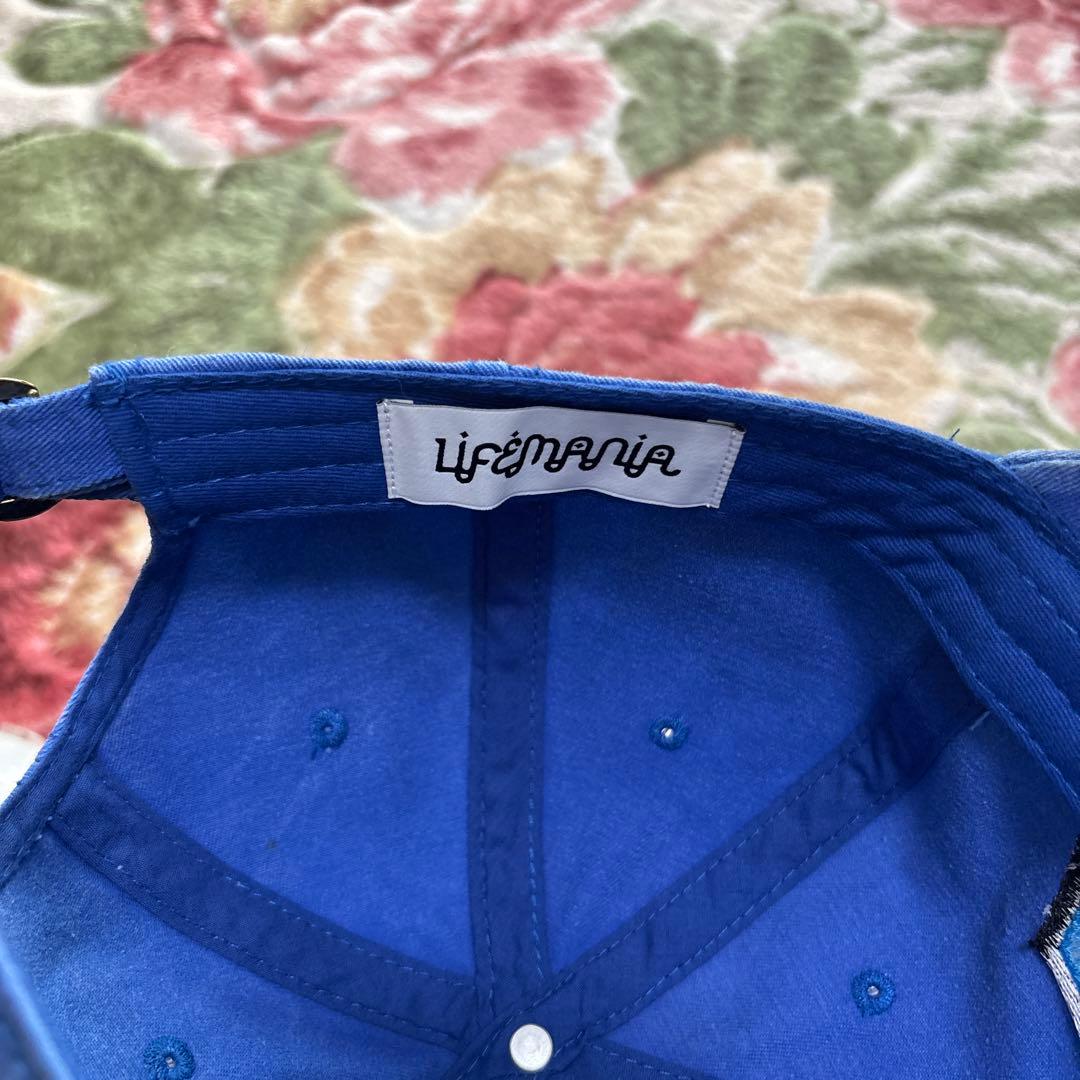 lifemania object 別注　キャップ　blue