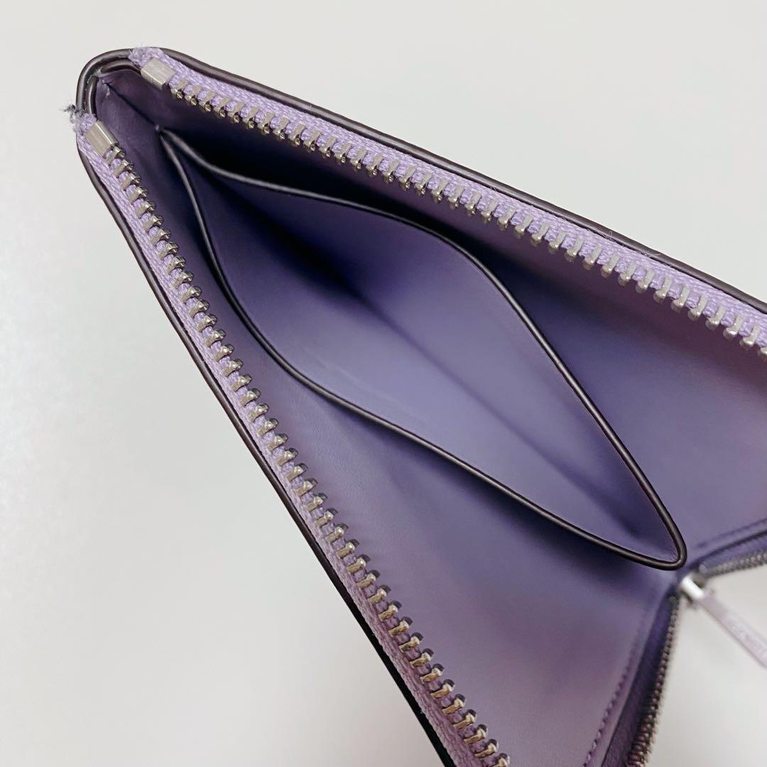 【未使用品】COACHコーチ★カードケース★ケース★Cロゴ★紫パープル