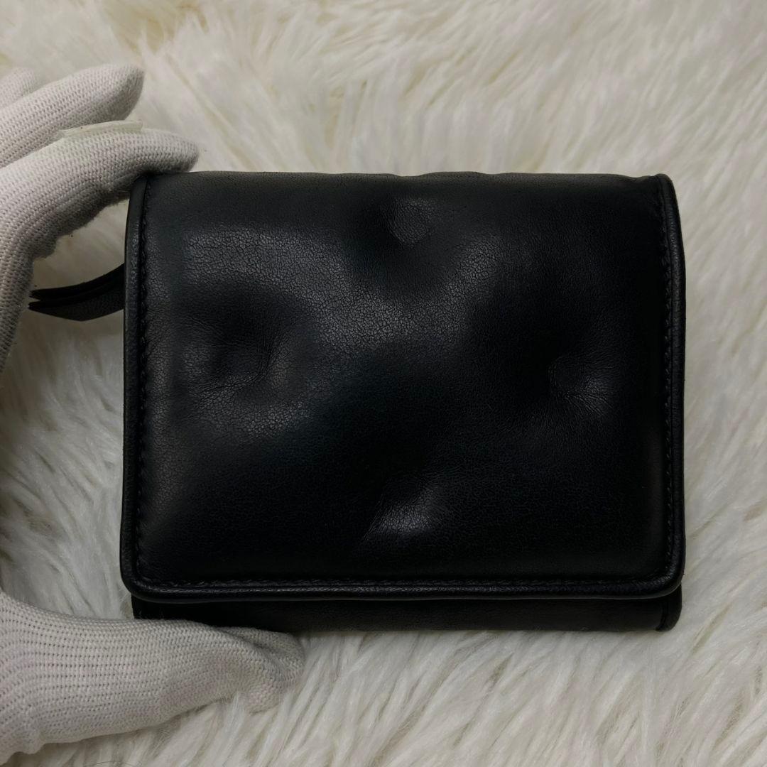 ✨極美品　付属品完備✨マルジェラ　三つ折り　グラムスラム　カレンダー　ブラック