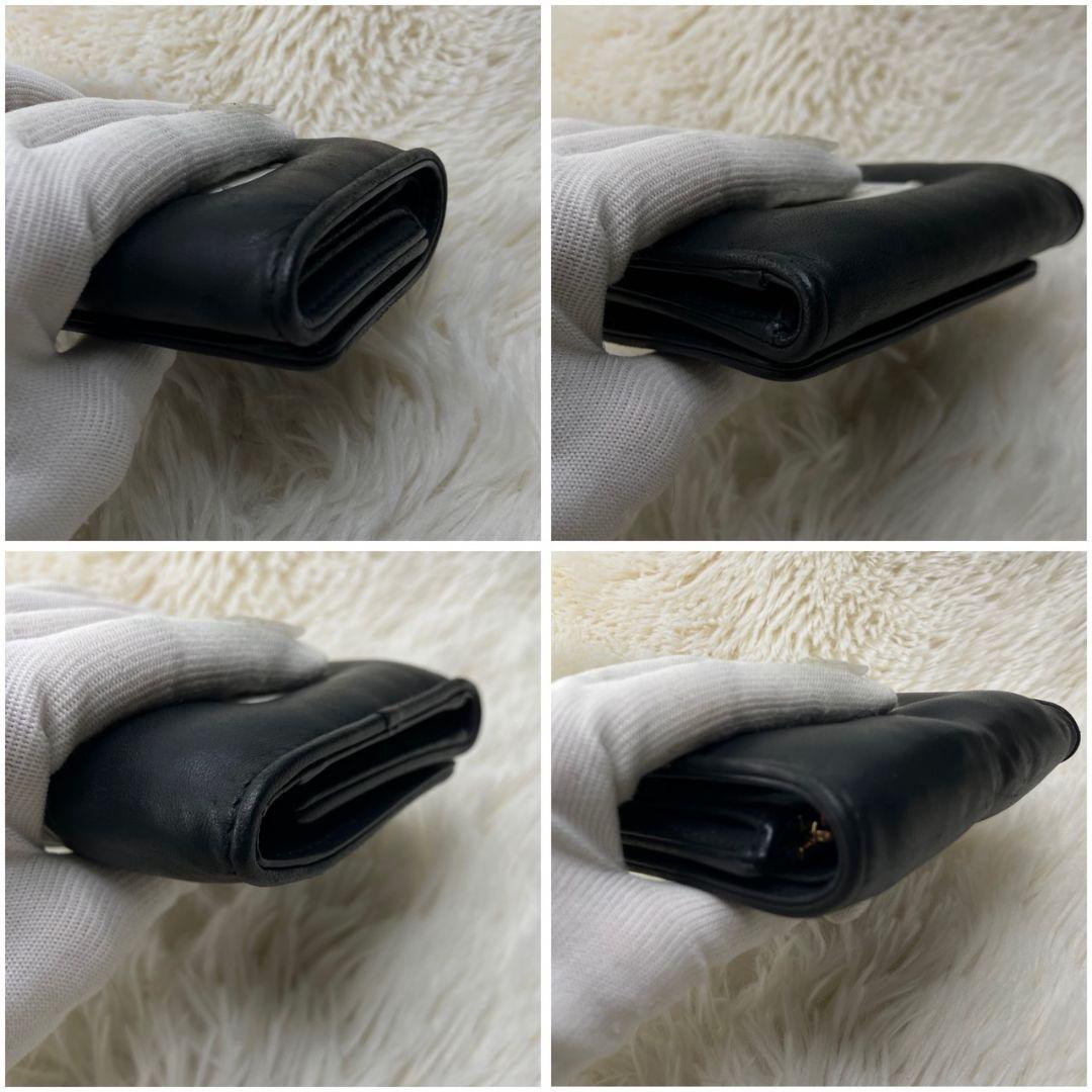 ✨極美品　付属品完備✨マルジェラ　三つ折り　グラムスラム　カレンダー　ブラック