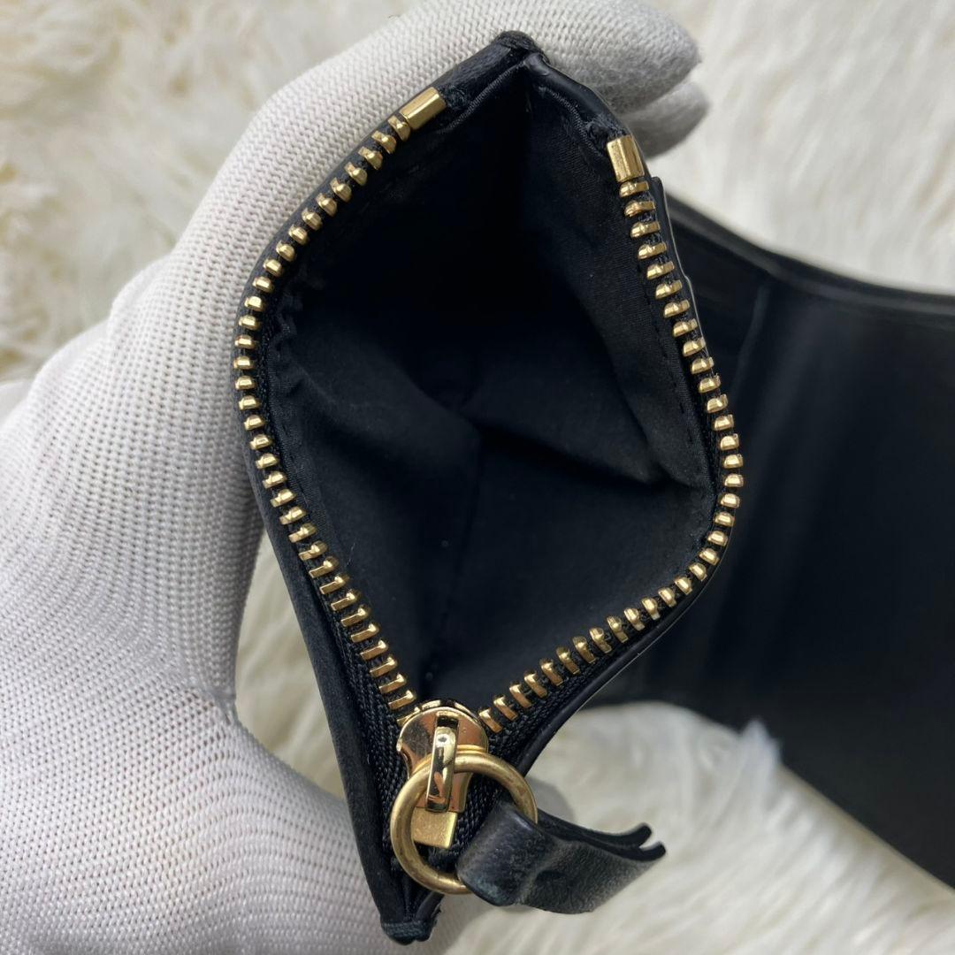 ✨極美品　付属品完備✨マルジェラ　三つ折り　グラムスラム　カレンダー　ブラック