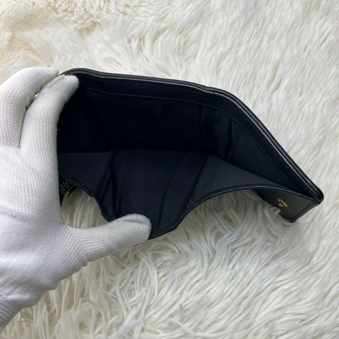 ✨極美品　付属品完備✨マルジェラ　三つ折り　グラムスラム　カレンダー　ブラック