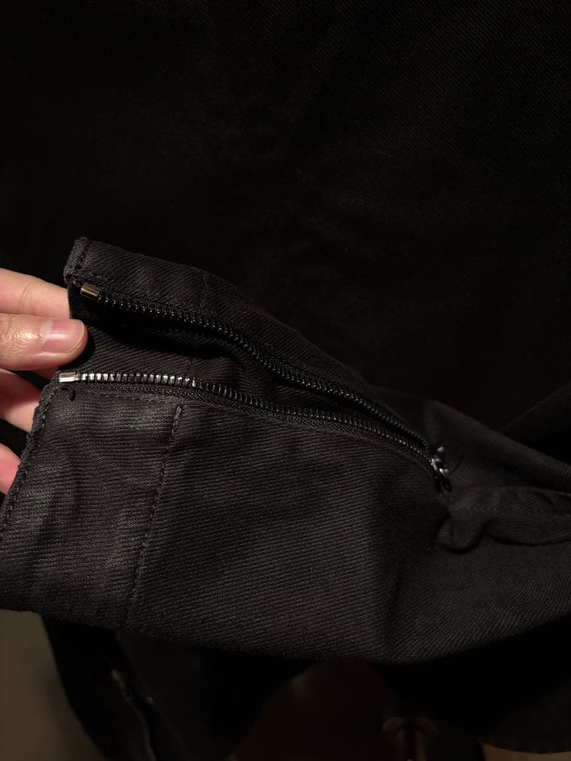 julius ユリウス　コーティング　デニムジャケットbk1