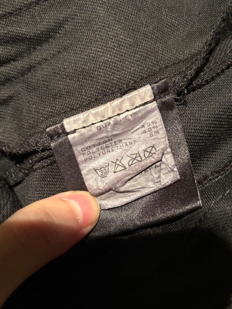 julius ユリウス　コーティング　デニムジャケットbk1