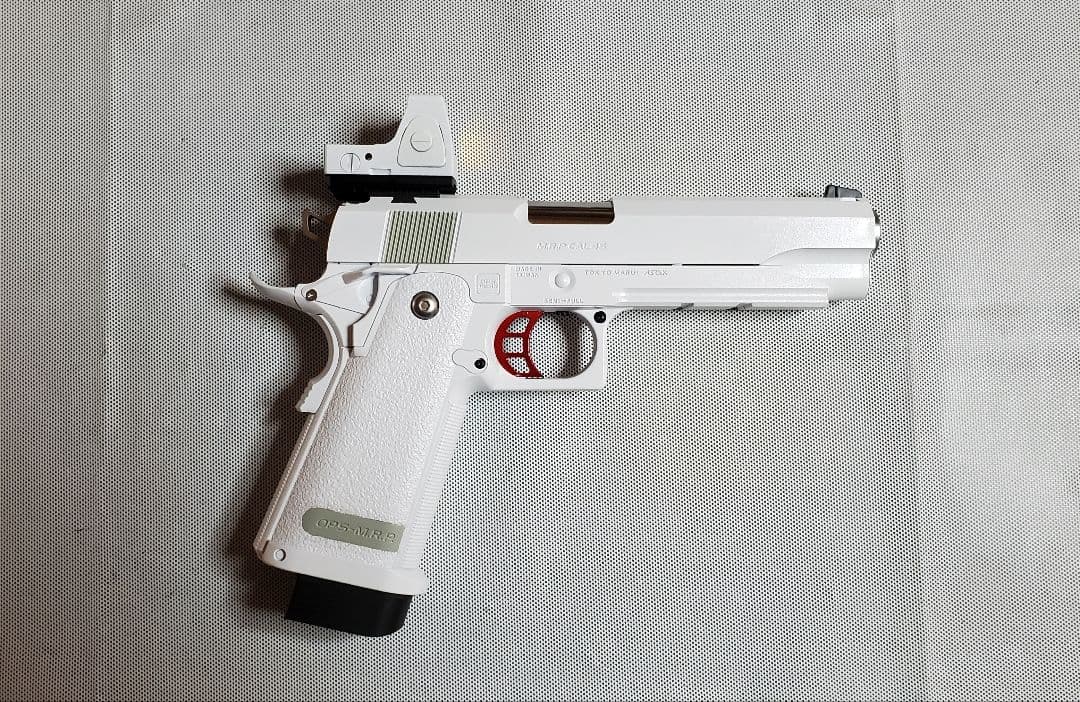 東京マルイ　ハイキャパ　ホワイト　5.1　DOR　カスタム　改修品　10禁
