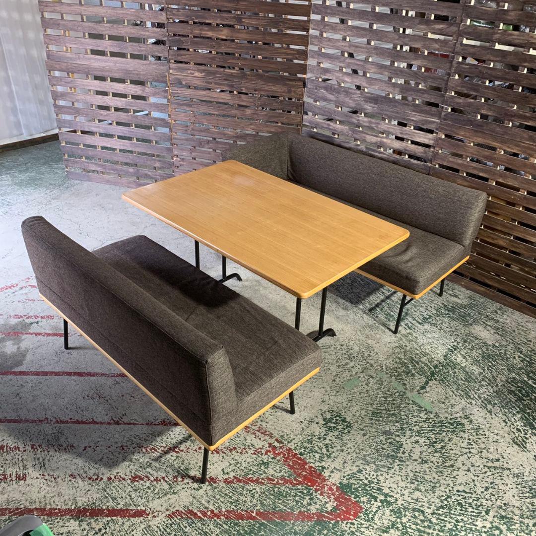 J694 unico ウニコ ダイニングセット ソファベンチ 鉄脚テーブル