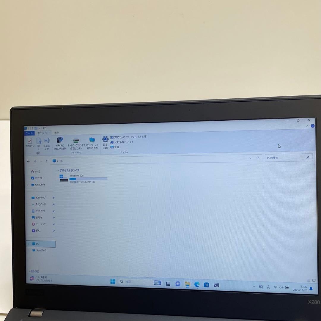 #665 レノボ Thinkpad X280 i5-8250U 8GB 256G