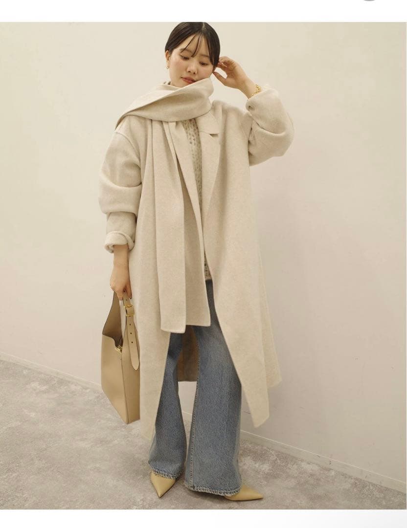 【即日発送してます。】Plage ハミルトン ストールコート　ベージュ